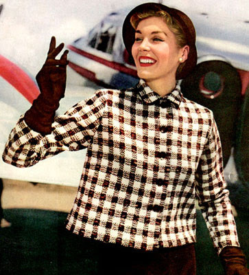 The Vintage Pattern Files : Free 1950's Knitting Pattern - Sport and Travel Jacket