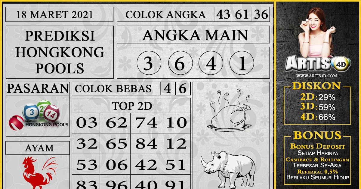 PREDIKSI HONGKONG POOLS 18 MARET 2021 Bocoran Togel paling Jitu