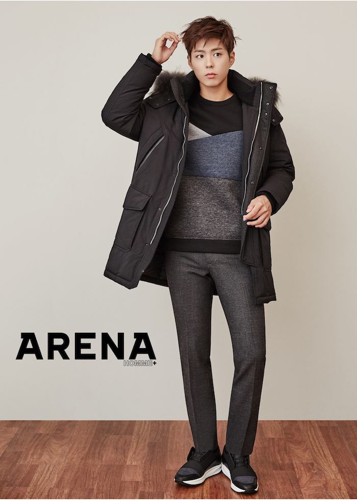 Park Bo Gum models the perfect boyfriend look for 'Arena