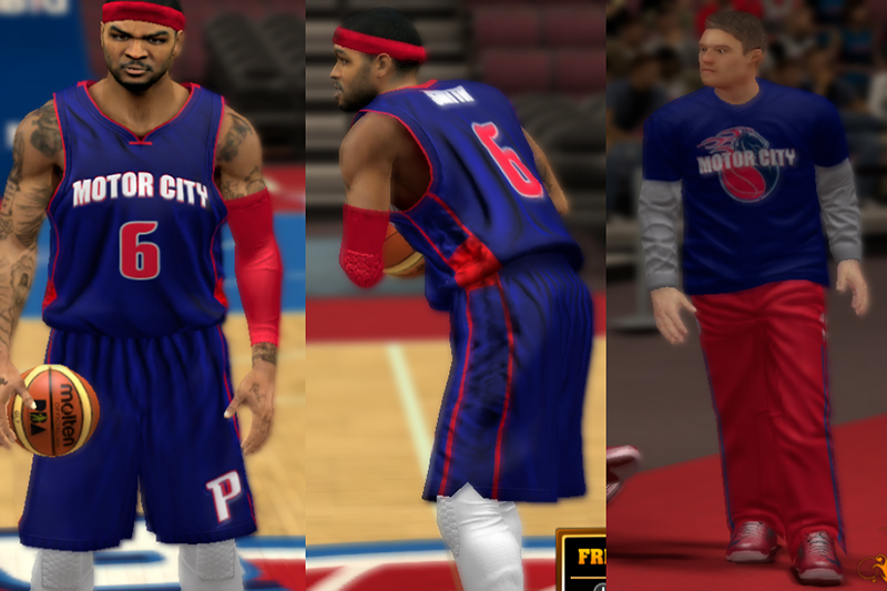 Check out the Pistons' new 'Motor City' alternate jersey