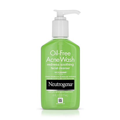 Neutrogena Oil-Free Acne and Redness Facial Cleanser