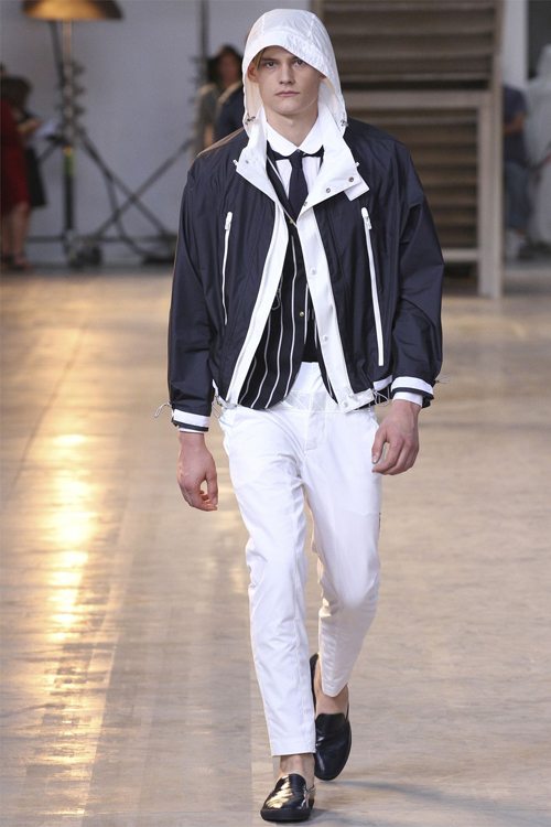 Chic Management: Kye D'Arcy for Moncler Gamme Bleu Menswear SS 2013, Milan