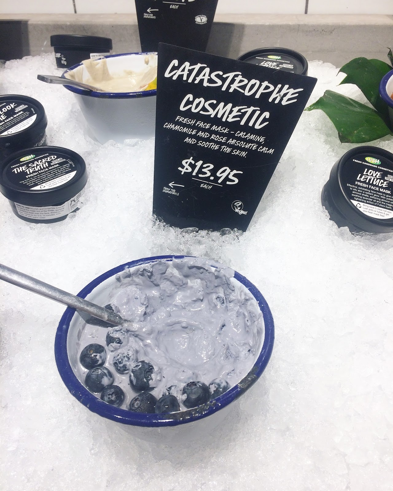 Lush Catastrophe Cosmetic Fresh Face Mask Review Neon Chipmunk