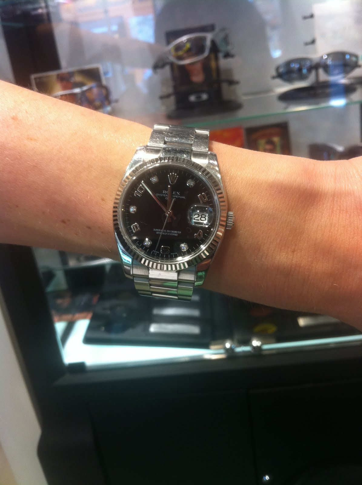 Rolex Lady-Datejust 26 Black Diamond Dial Women's Watch 179159 – fake rolex  watches uk shop