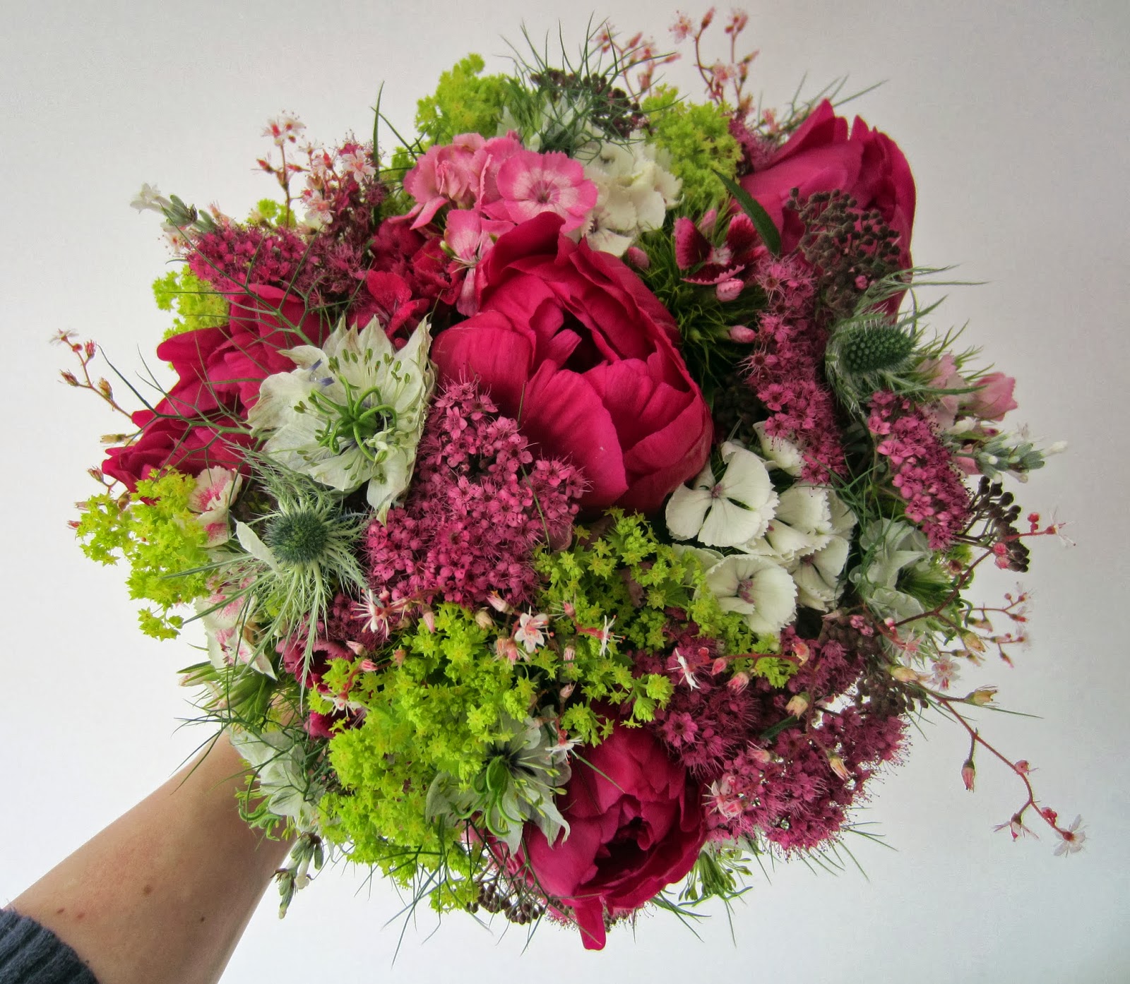 Heather Hartley British grown flower bouquet
