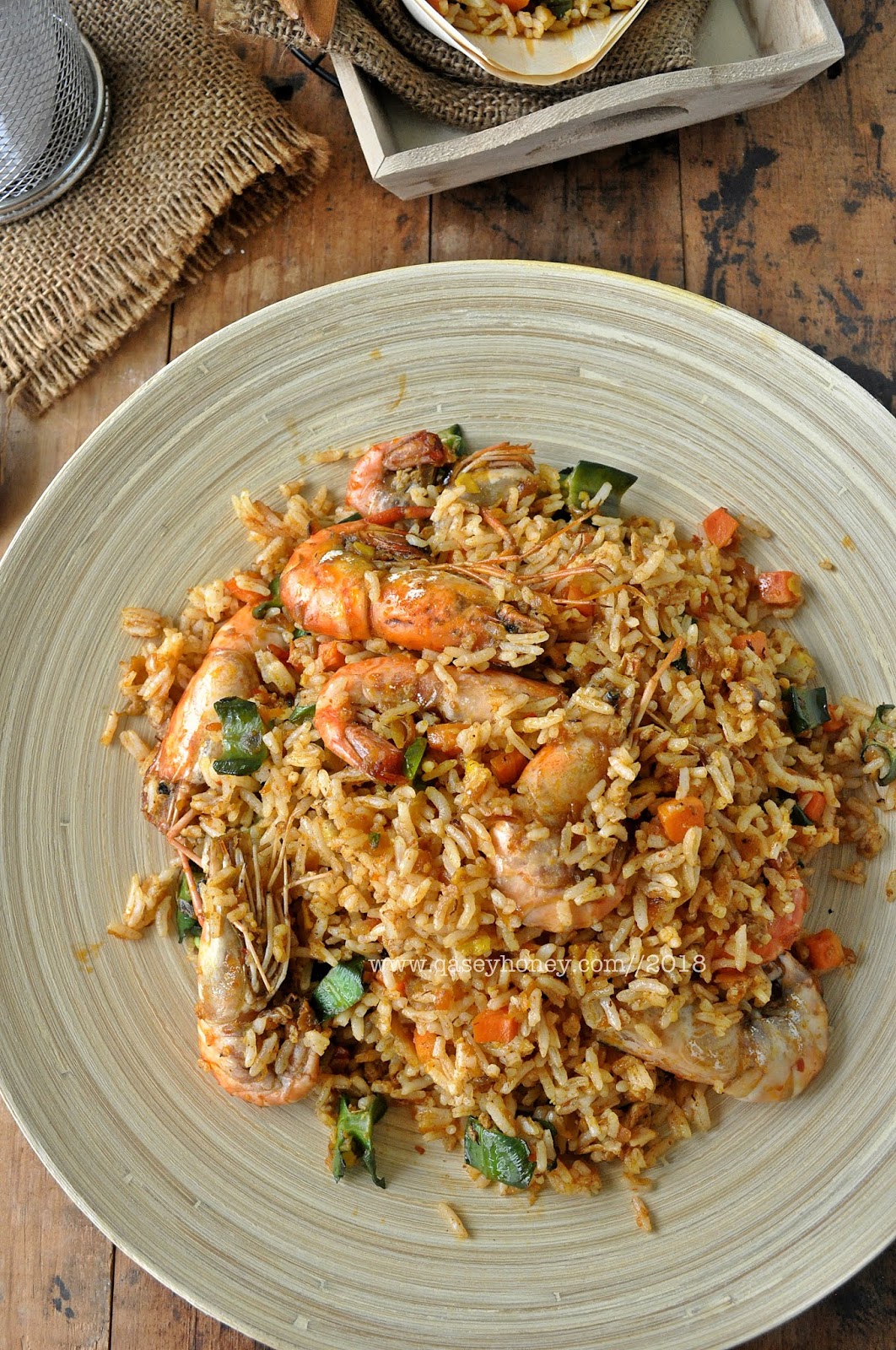 NASI GORENG UDANG GALAH YANG SEDAP DAN MUDAH QASEY HONEY