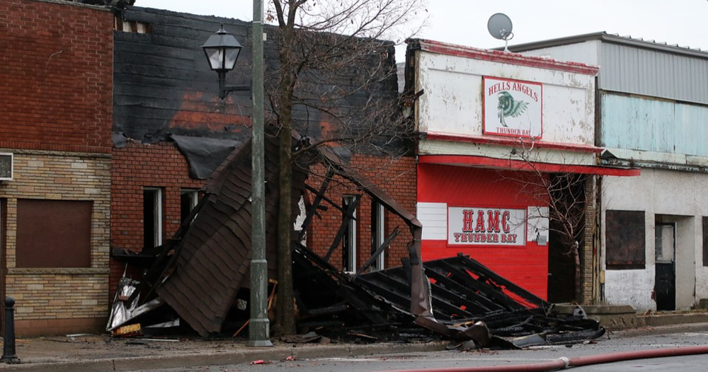 Biker Trash Network: Hells Angels clubhouse destroyed by fire