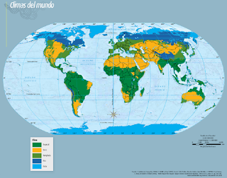 Apoyo Primaria 5to grado Atlas de Geografía del mundo pagina 49 Climas del mundo 