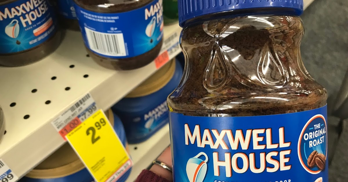CVS Maxwell House Instant Coffee 2.24 (Usually 7.99!)