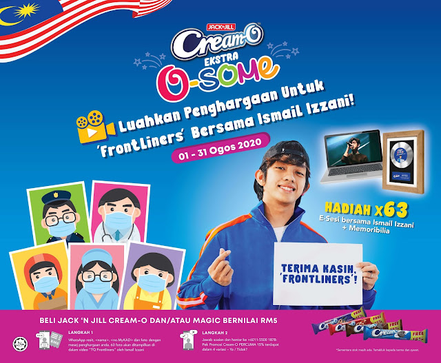 JACK 'n JILL Cream-O Meraikan Rakyat Malaysia yang Ekstra O-Some JACK 'n JILL Cream-O Meraikan Rakyat Malaysia yang Ekstra O-Some