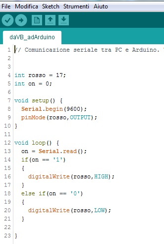 Progetti con Arduino: Arduino e Visual Basic