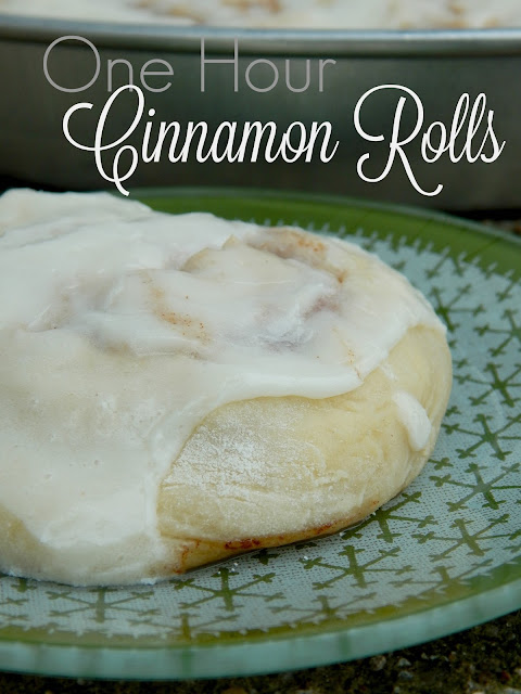 one hour cinnamon rolls (sweetandsavoryfood.com)