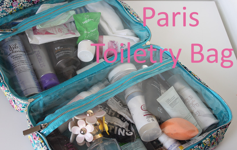 What's in my Paris Toiletry Bag