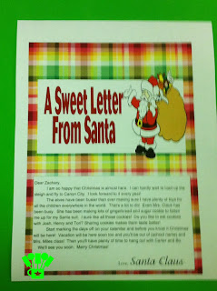 Personalized Santa Letter Printable