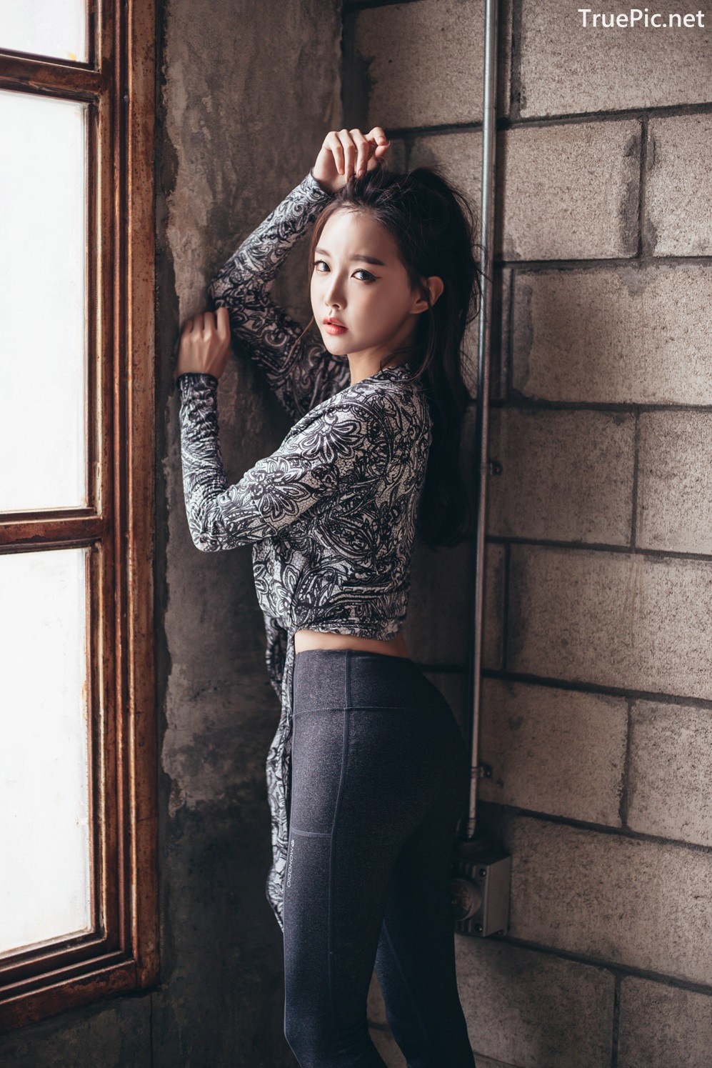 Image Korean Fashion Model - Yoon Ae Ji - Fitness Set Collection - TruePic.net - Picture-36