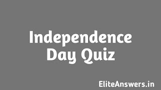 amazon indipendece day special quiz answers are now available, you can participate and enter into lucky draw by participating in indipendece day quiz powered by amazon.