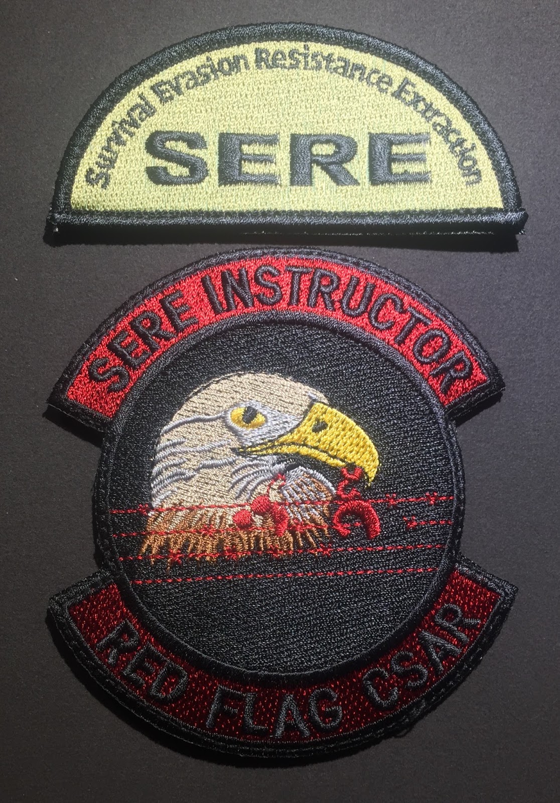 THE USAF RESCUE COLLECTION USAF SERE Instructor / Morale Patch Set