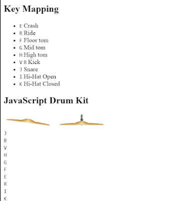 Drum Kit using HTML ,CSS and JavaScript 