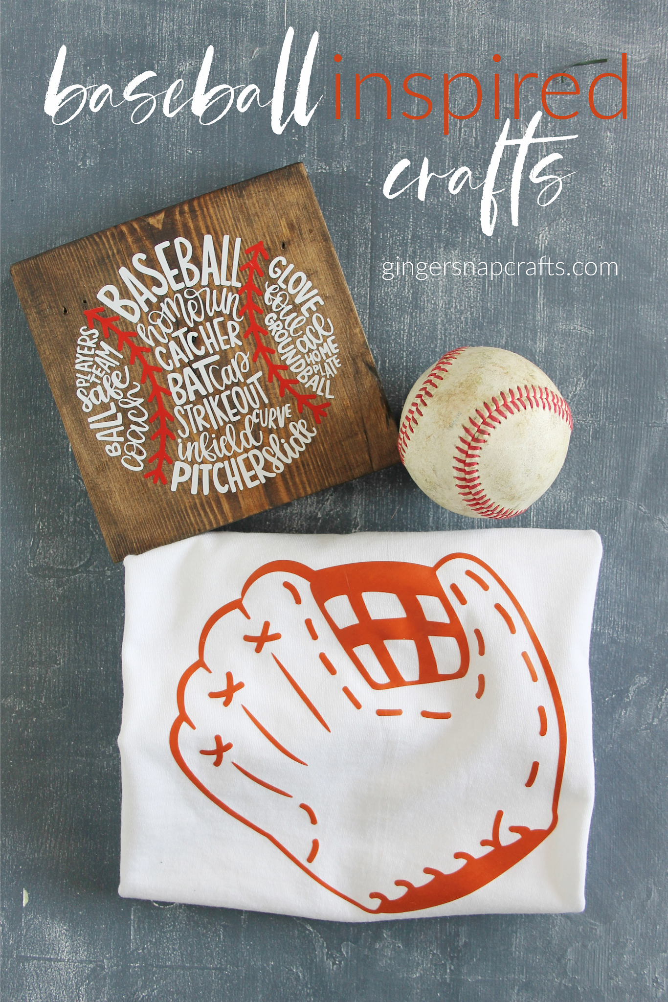 What is the best beginner project using a Cricut? How about these baseball inspired crafts? {tutorial}