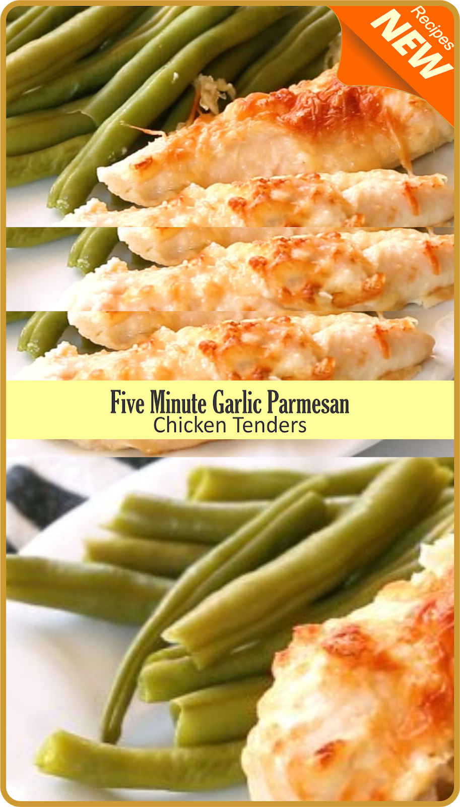Five Minute Garlic Parmesan Chicken Tenders Amzing Food
