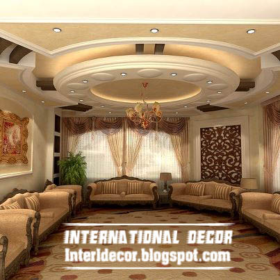 Contemporary gypsum ceilings, suspended ceiling interior designs