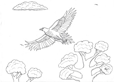 Robin S Great Coloring Pages More Wedge Tailed Eagles