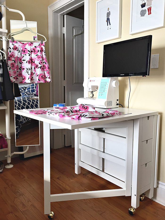 Small Space Sewing Table