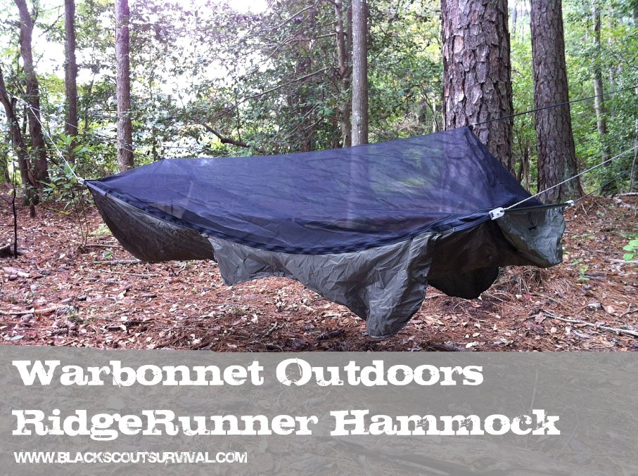 Black Scout Survival Outdoors RidgeRunner Hammock Review
