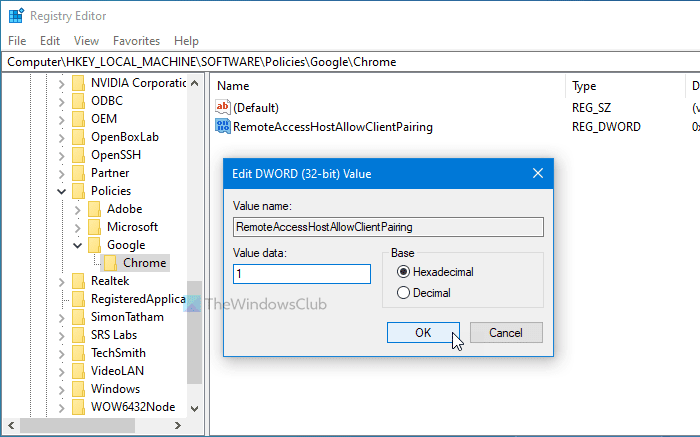 Как включить или отключить аутентификацию без PIN-кода для хостов удаленного доступа в Chrome