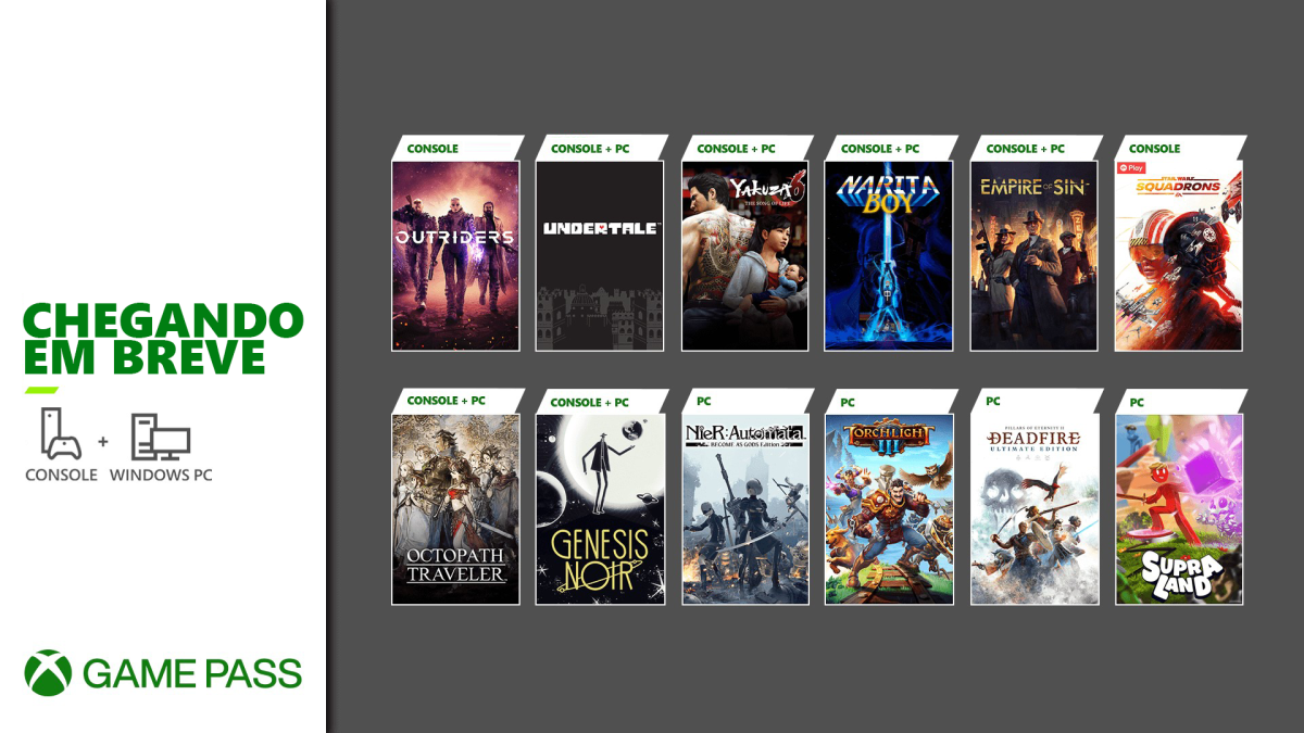 Xbox Game Pass: Octopath Traveler, Yakuza 6: The Song of Life e mais serão  adicionados ao catálogo do serviço - GameBlast