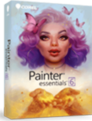 Painter Essentials 6 (Windows/Mac), Paint Program & Photo Painting Software