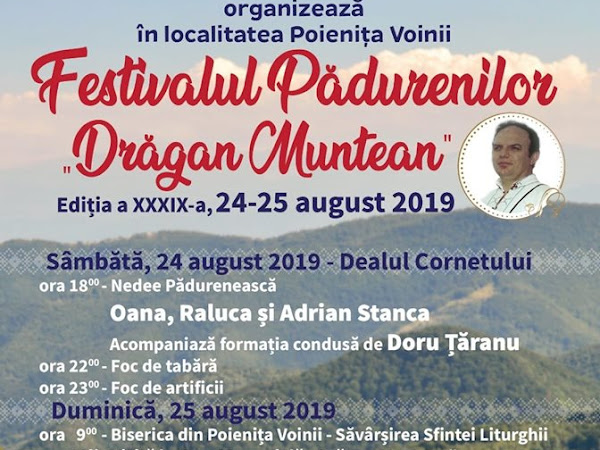 Festivalul Padurenilor "Dragan Muntean" editia XXXIX - 2019 