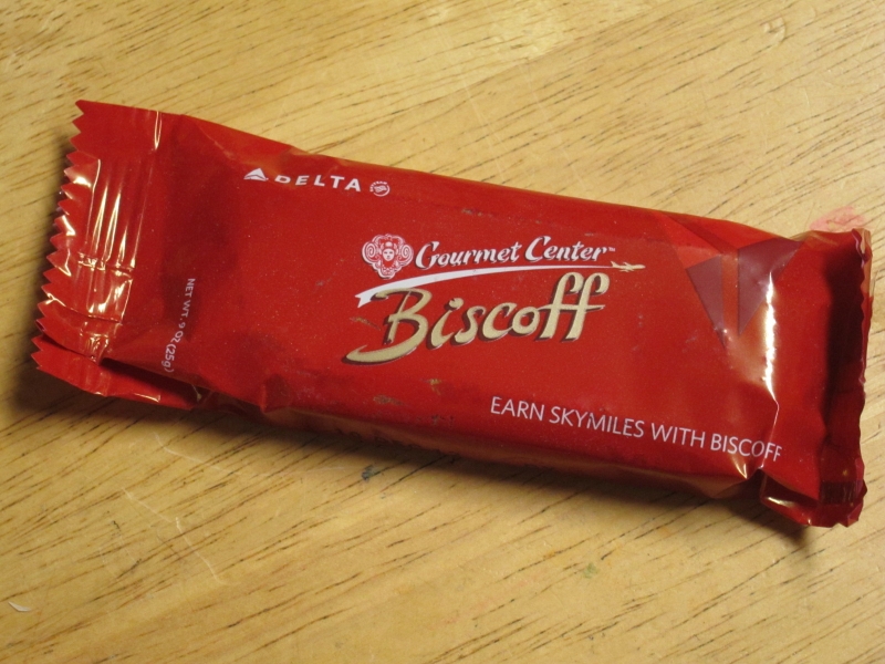 Review Delta Airlines Biscoff Cookies
