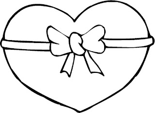 דפי צביעה קישוט לבבות