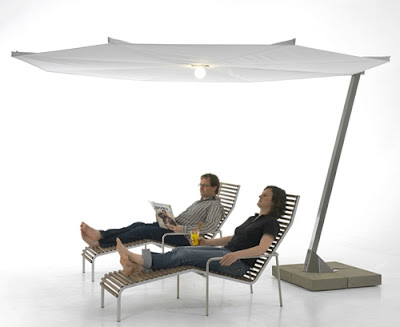 High Quality Interior Design: Práctica sombrilla.paraguas para terraza