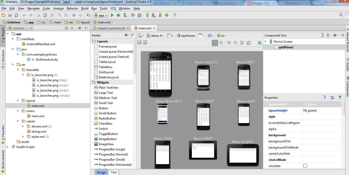 Простое приложение в Android Studio. Gridview XML Android. Eclipse в андроид студио. Gridview с картинками описание Android Studio. Main layout