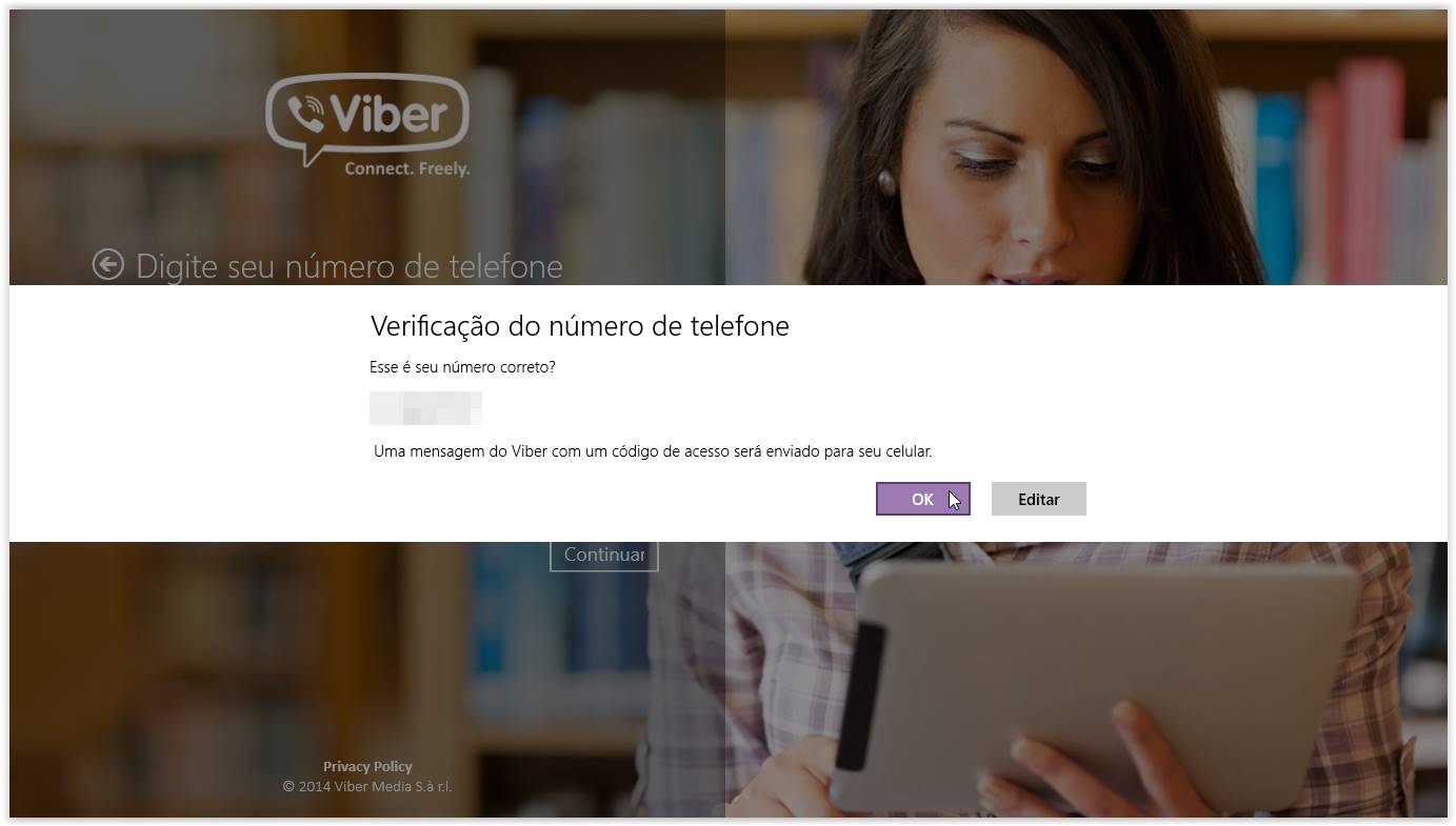 Tutorial de instalação do Viber no computador Windows 8/8.1