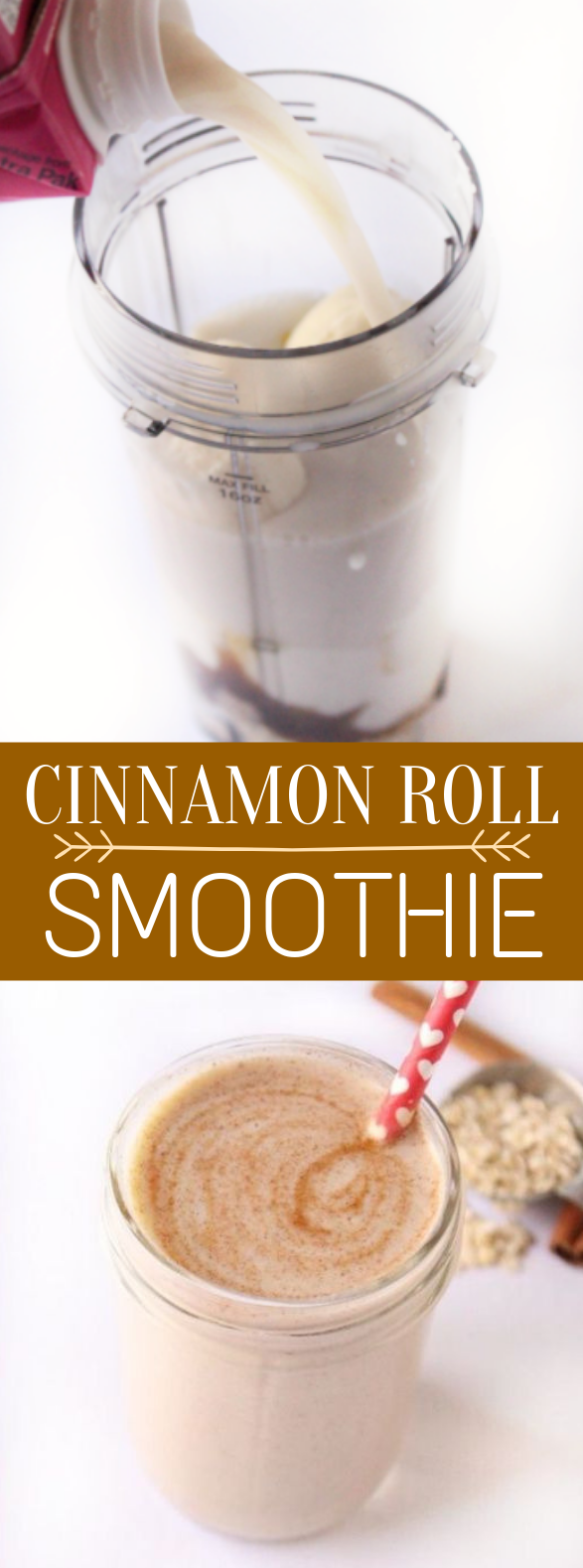 Cinnamon Roll Smoothie #drinks #breakfast Cinnamon Roll Smoothie #drinks #breakfast