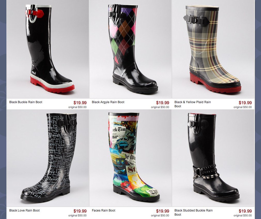 henry ferrera rain boots with bow