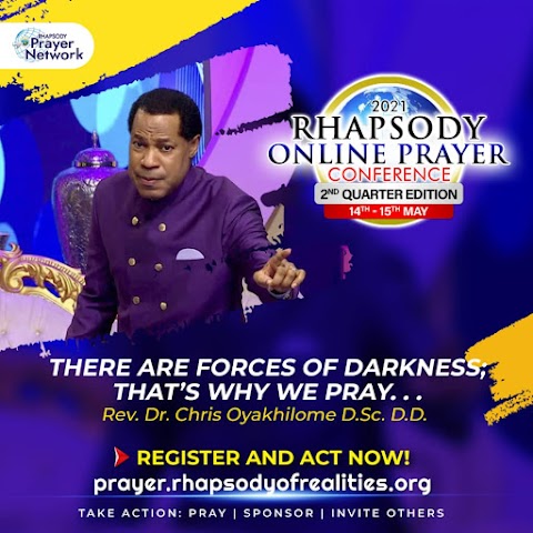 RHAPSODY ONLINE PRAYER CONFERENCE - 2ND QUARTER EDITION 14TH - 15TH MAY 2021 - LIVE STREAM!!