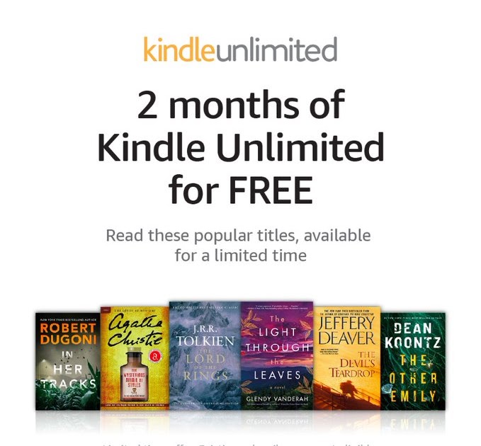 ALL PULP AMAZON IS OFFERING 2 FREE MONTHS OF KINDLE UNLIMITED! A GREAT WAY TO READ EBOOKS!