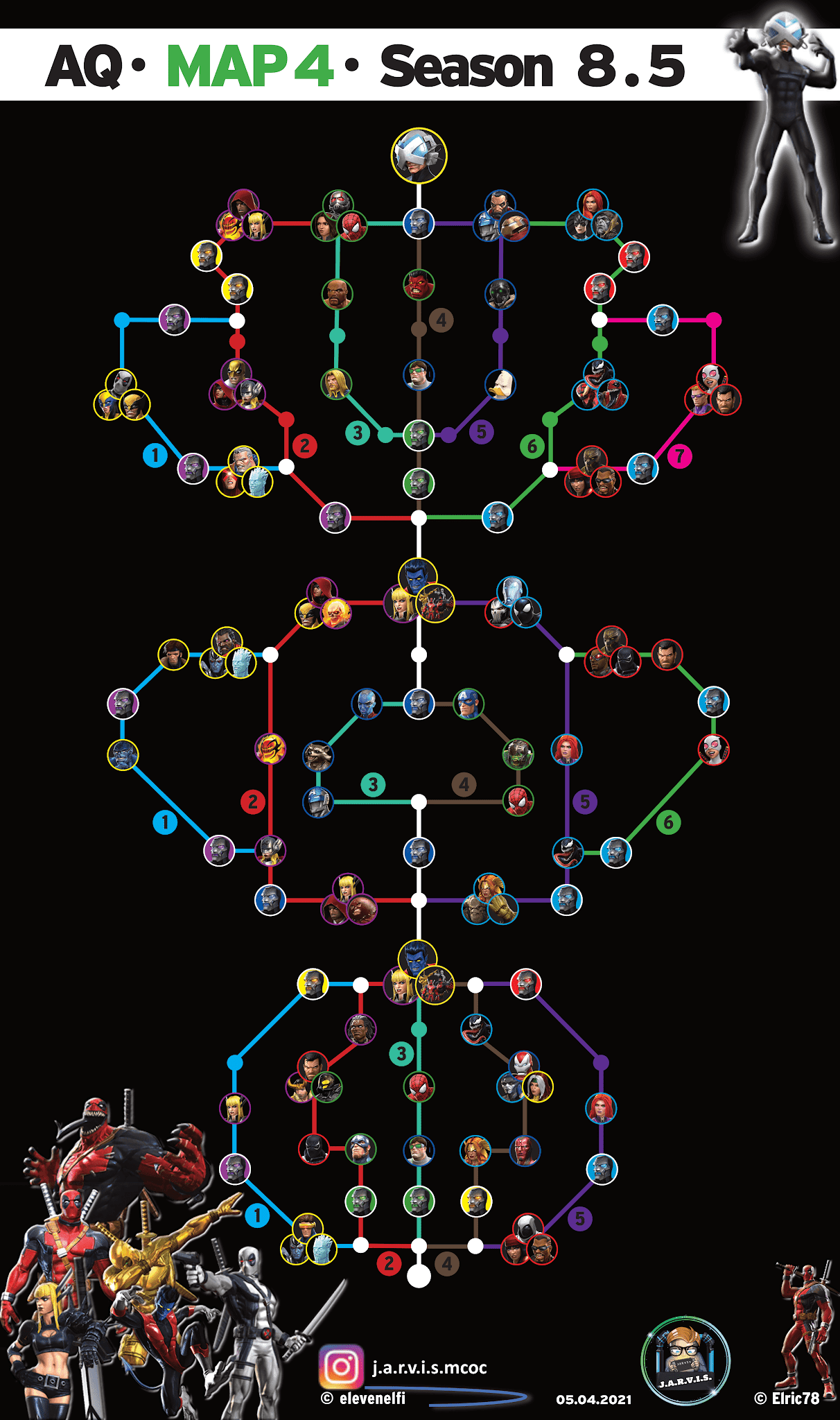 MCOC Alliance Quest (AQ) Map 4 | Season 8.5