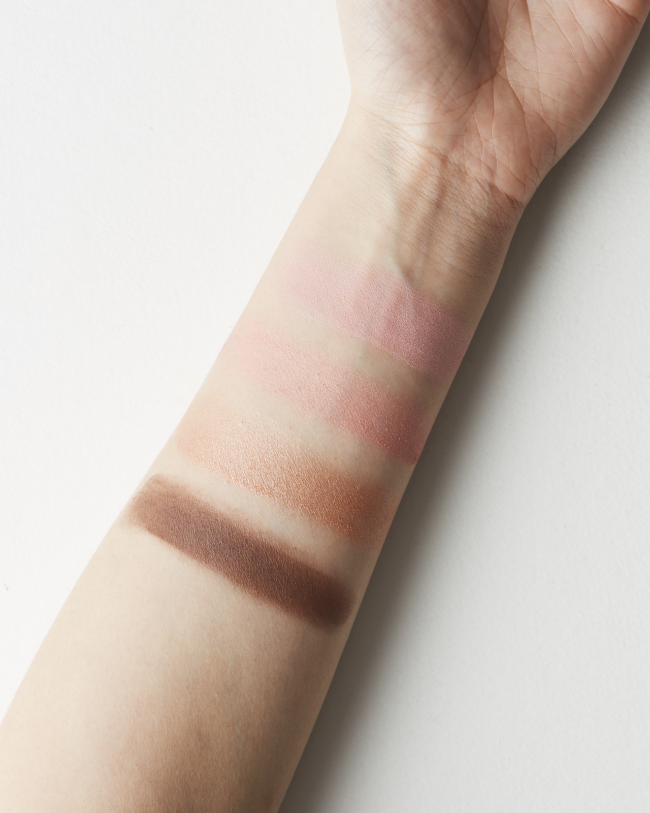 HAN Skin Care Cosmetics Pressed Blush and Eye Shadow Swatches