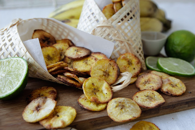 Lime & Black Pepper Baked Plantain Chips