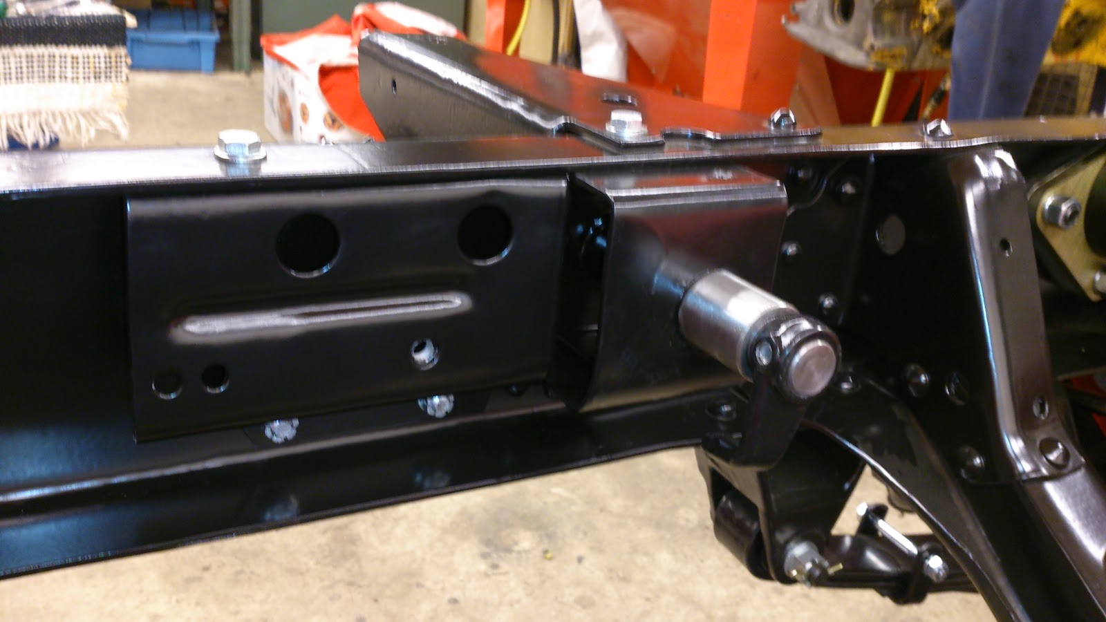 DinnerHill SpeedShop: Master cylinder to frame assembly frame clips wiring 