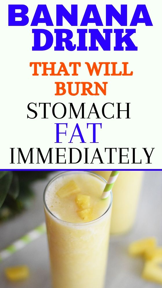 Banana Drink That Will Burn Stomach Fat Immediately ..Hello Healthy..