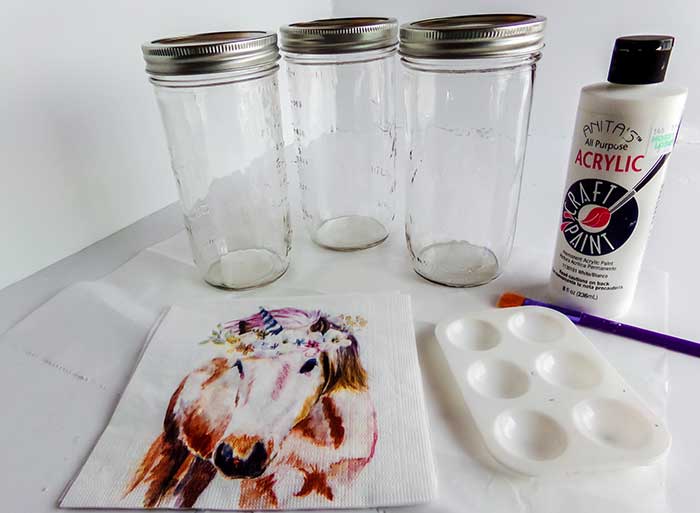 How to Decoupage With Napkins on Glass Koti Beth