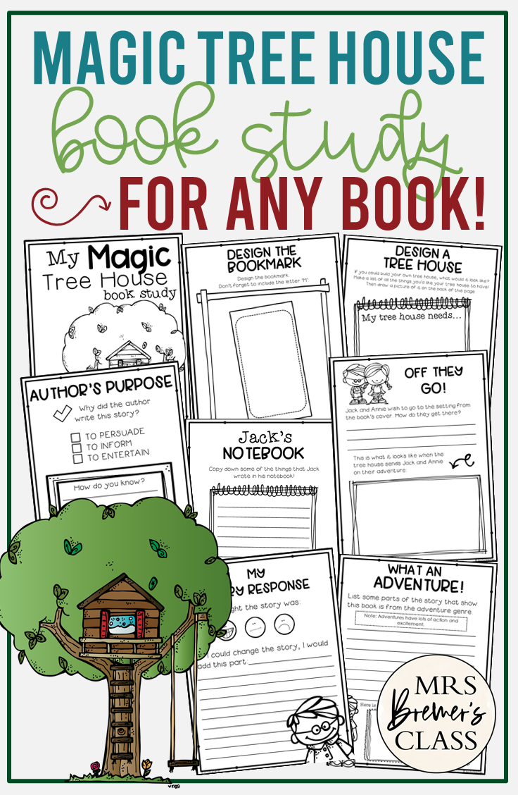 Magic Tree House Activities...for ANY Book in the Series! Mrs. Bremer