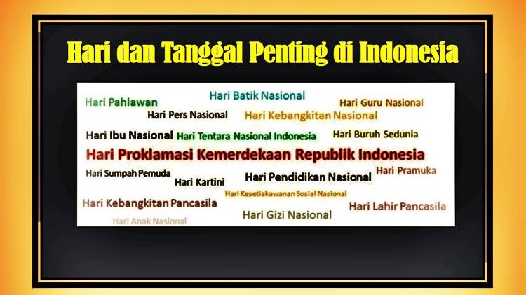 100+ Daftar Hari Besar Dan Tanggal Penting Di Indonesia  Kanalmu