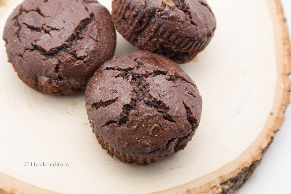 Chocolate Muffins, milk free